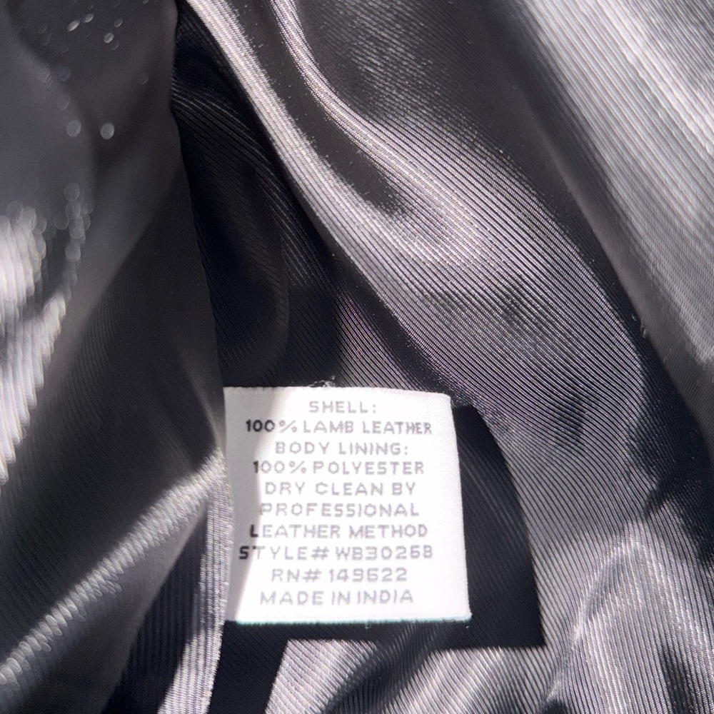 Walter Baker Edwina Leather Puffer Jacket, Black View 6